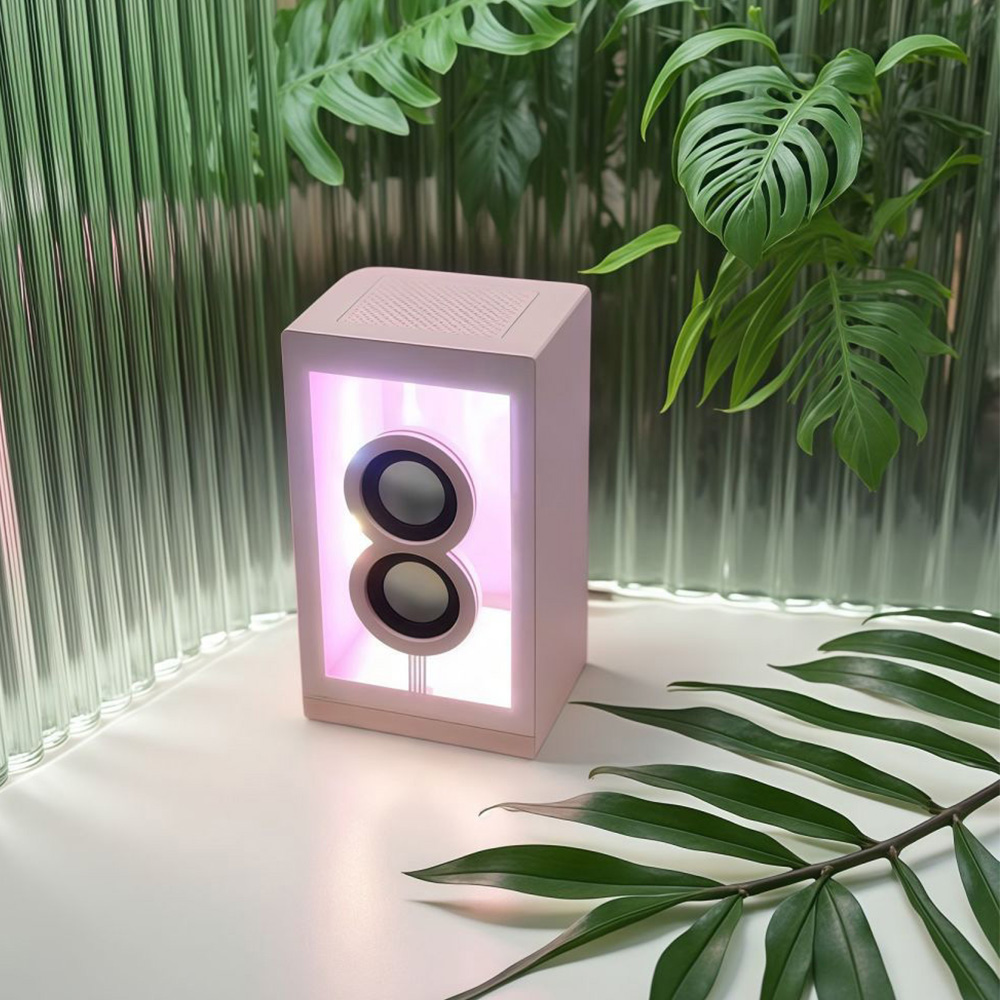 Home Office Amazon - Transparent Bluetooth Speaker with RGB Light,
