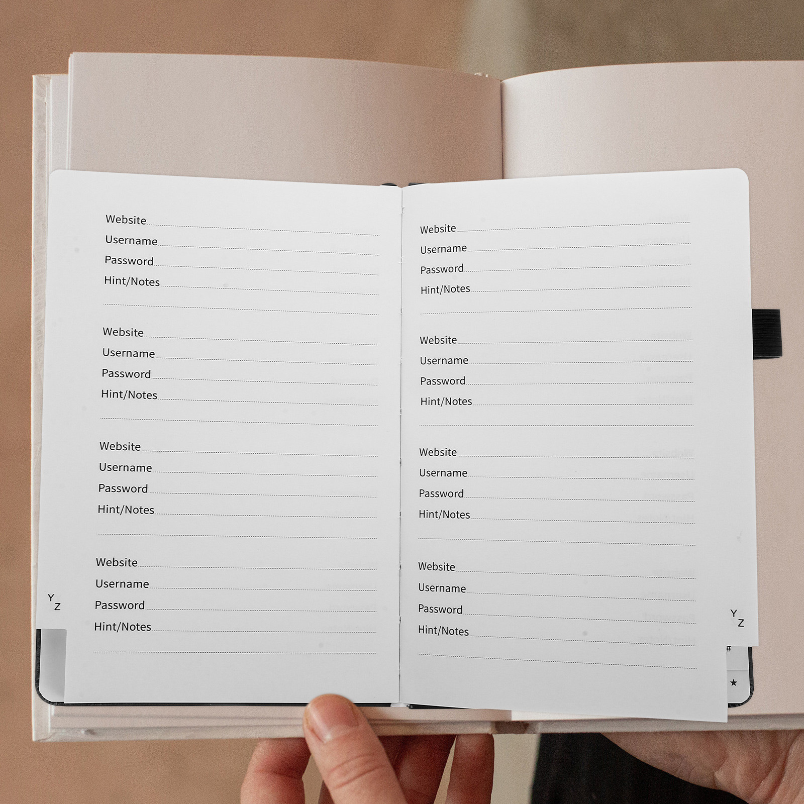 Home Office Phone Number - Sturdy Lightweight Address Book Book Phone