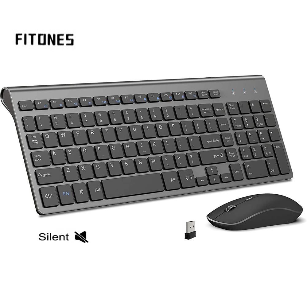 Home Office Of Uk - Wireless Keyboard and Mouse，Ergonomic design Full-size