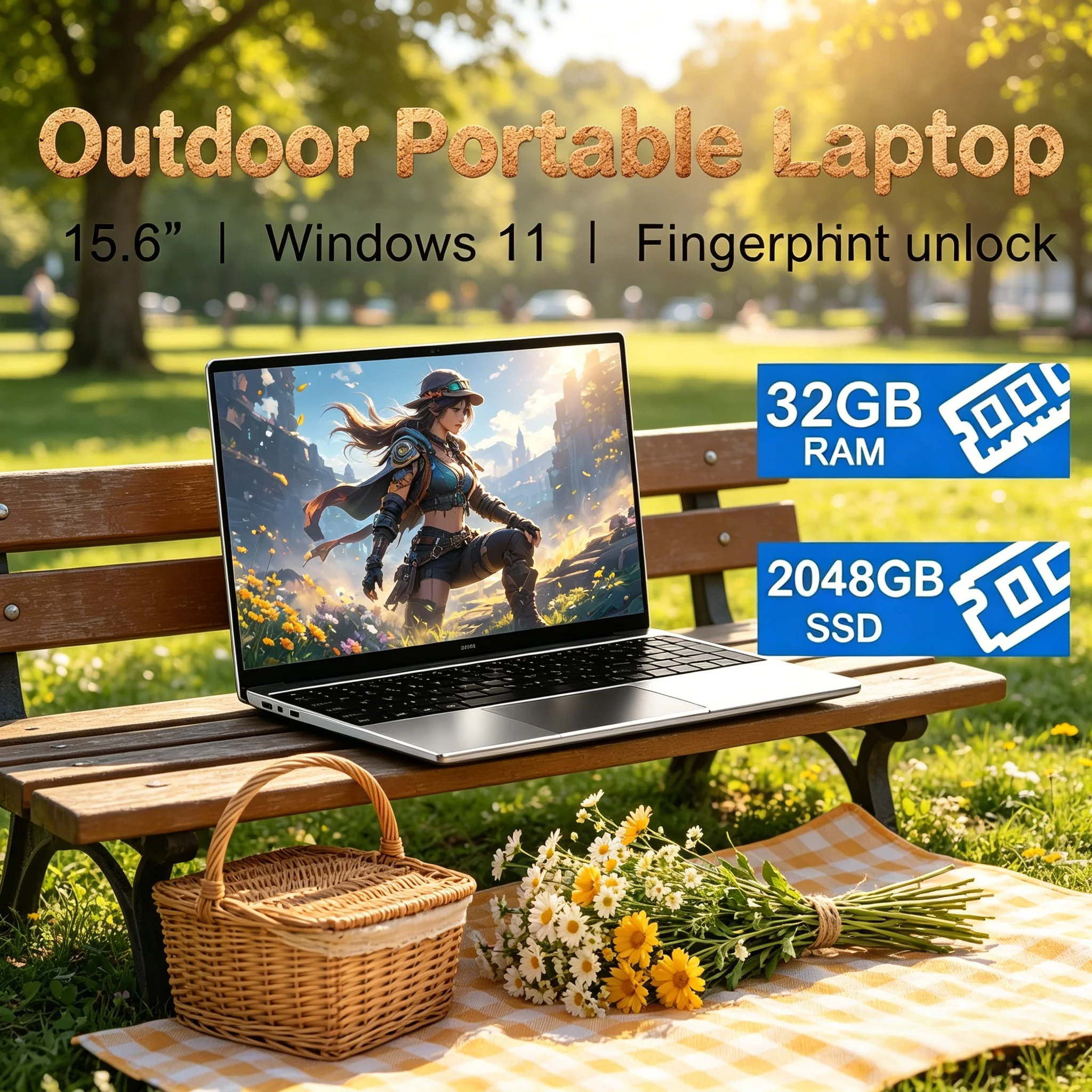 Home Office Of Uk - Portable Thin Gaming Laptop Full HD