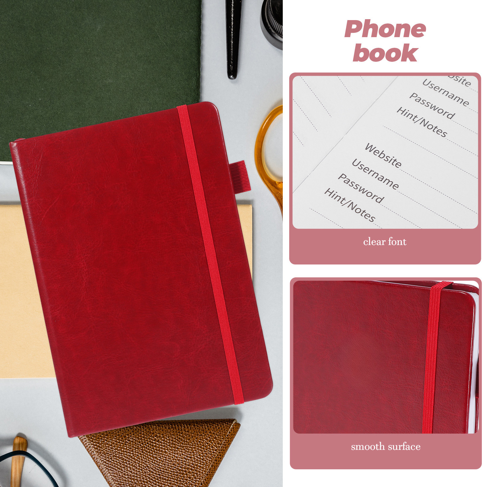 Sturdy Address Book Book Multi - Home Office Email 评论和价格