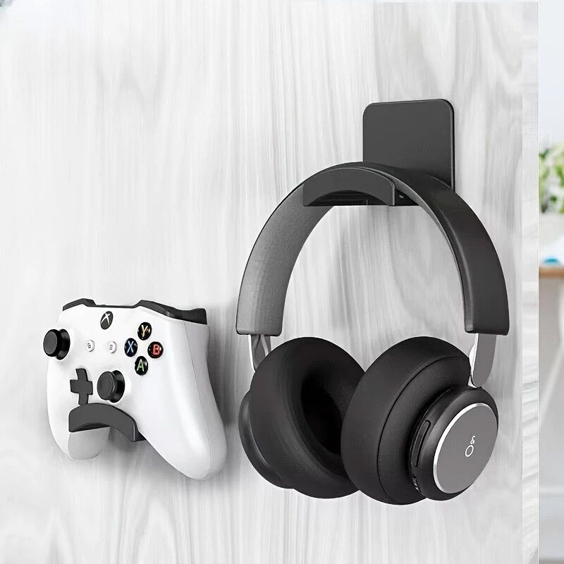 4Pcs Black Adhesive Headphone  - Home Office Headset 评论和价格