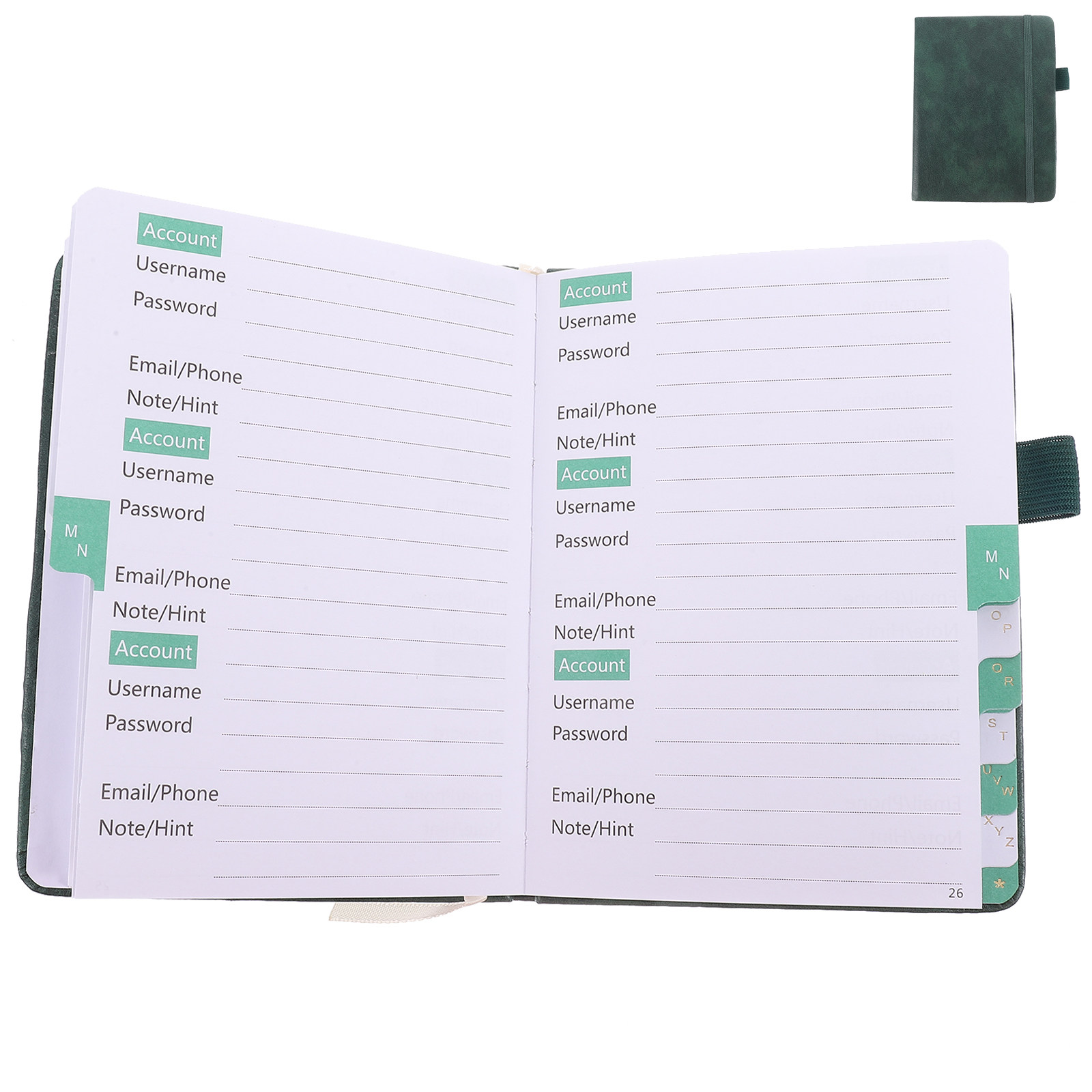 Small Portable Address Book Mi - Home Office Phone Number 评论和价格