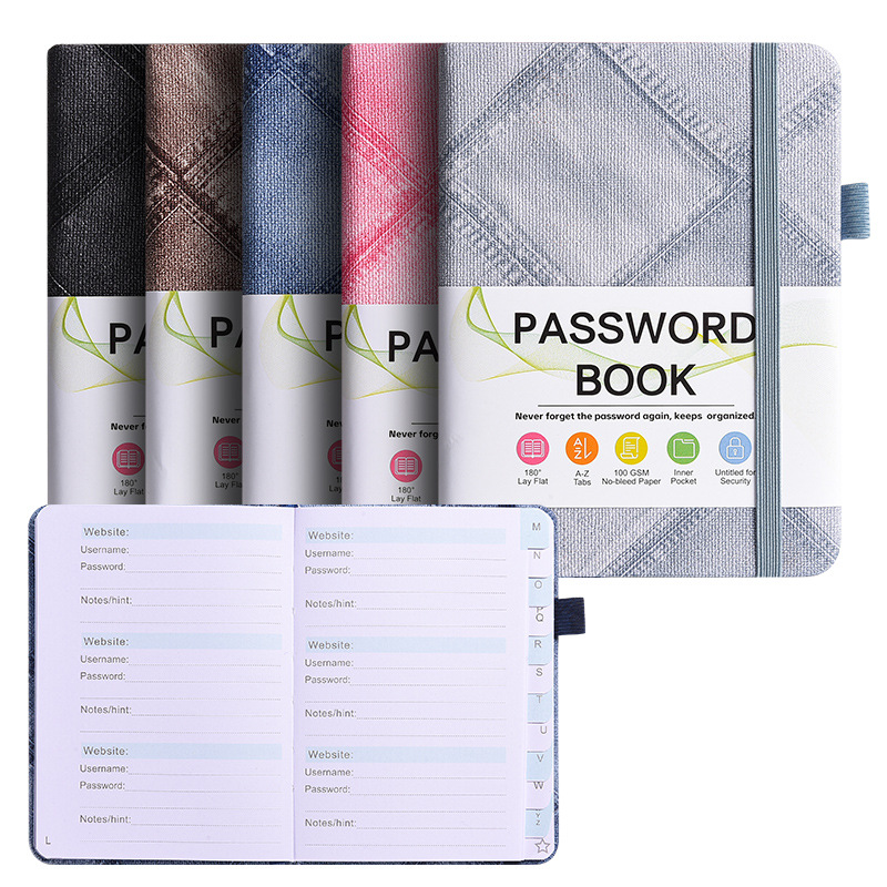 B6 Denim Texture Password Book - Home Office Phone Number 评论和价格