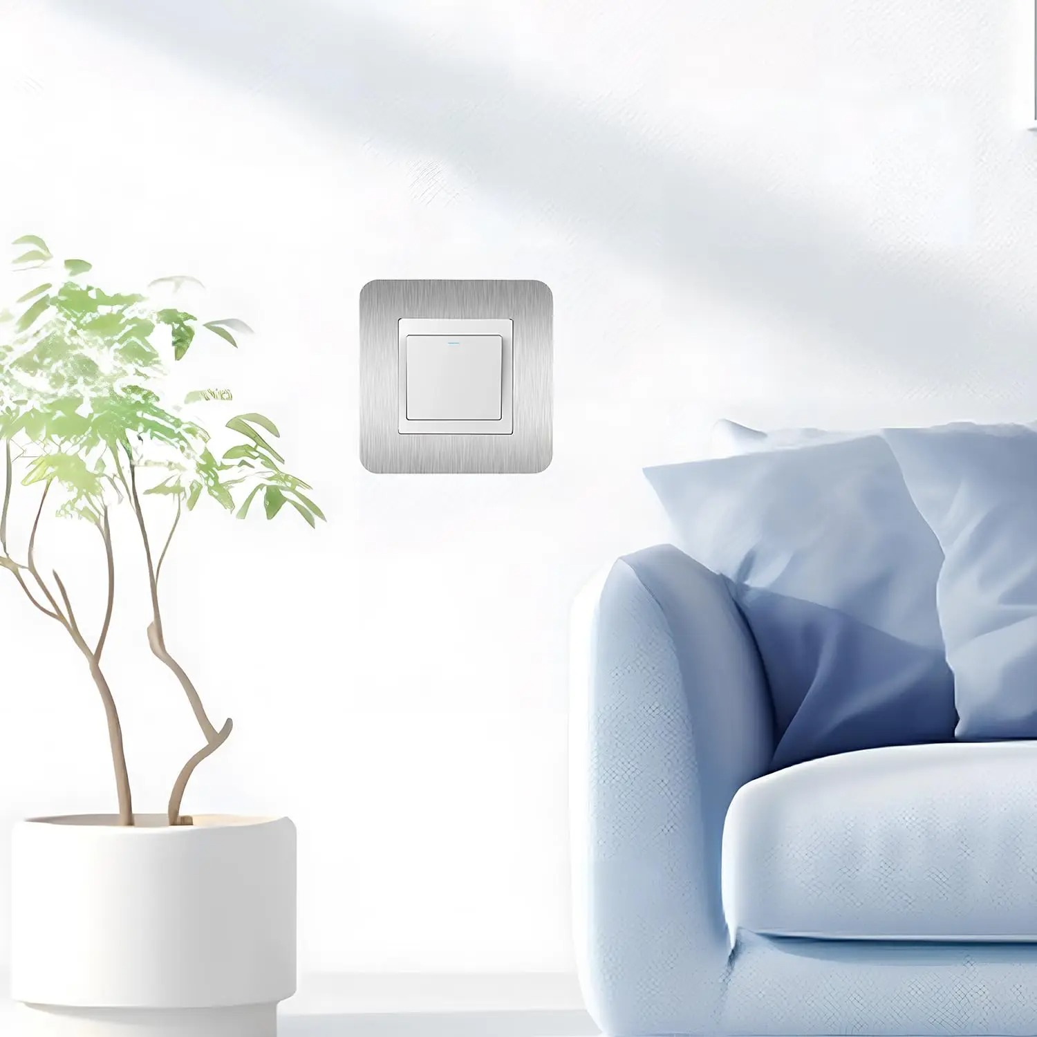 4pcs Silvery Self-Adhesive Lig - Home Office Of Uk 评论和价格