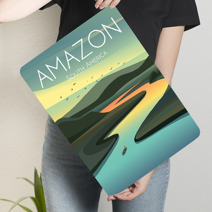 Amazon River Landscape Metal W - Home Office Amazon 评论和价格