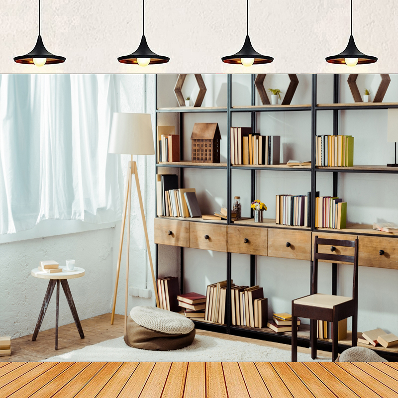 Bookshelf Photography Backdrop - Home Office Zoom Background Free 评论和价格