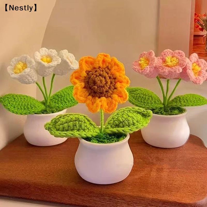 Crochet Flowers Artificial Sun - Home Office Guest Room 评论和价格