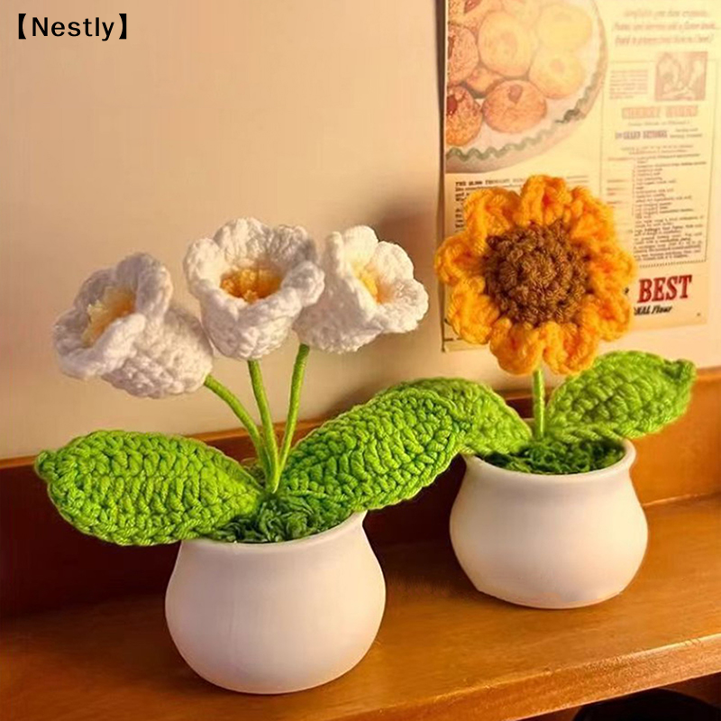 Crochet Flowers Artificial Sun - Home Office Guest Room 评论和价格
