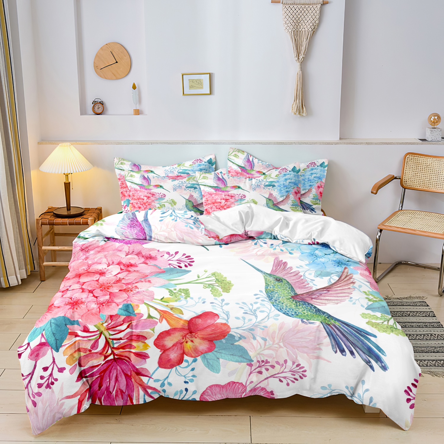 3pcs Flowers And Plants Hummin - Home Office Guest Room 评论和价格