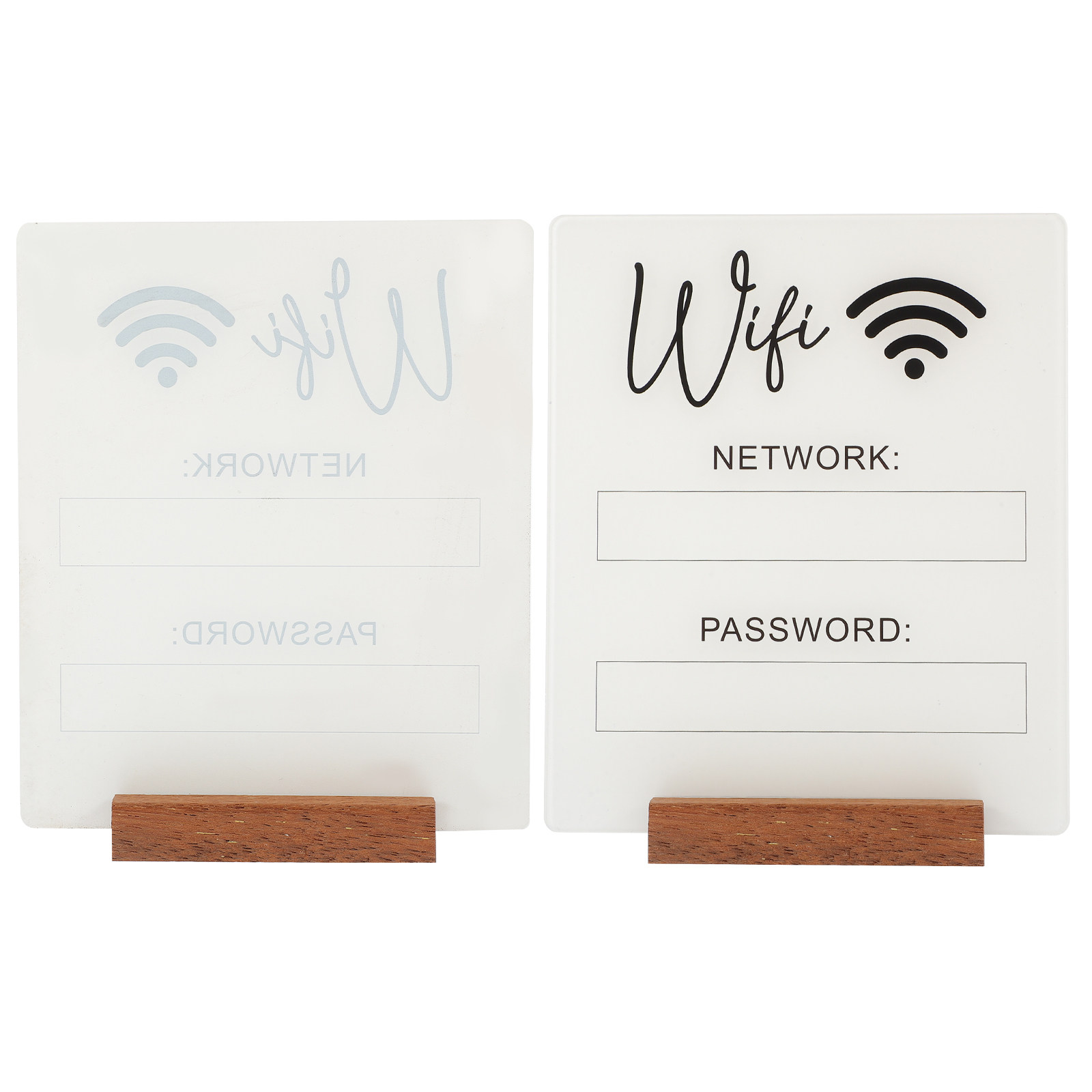 Acrylic WiFi Password Sign for - Home Office Guest Room 评论和价格