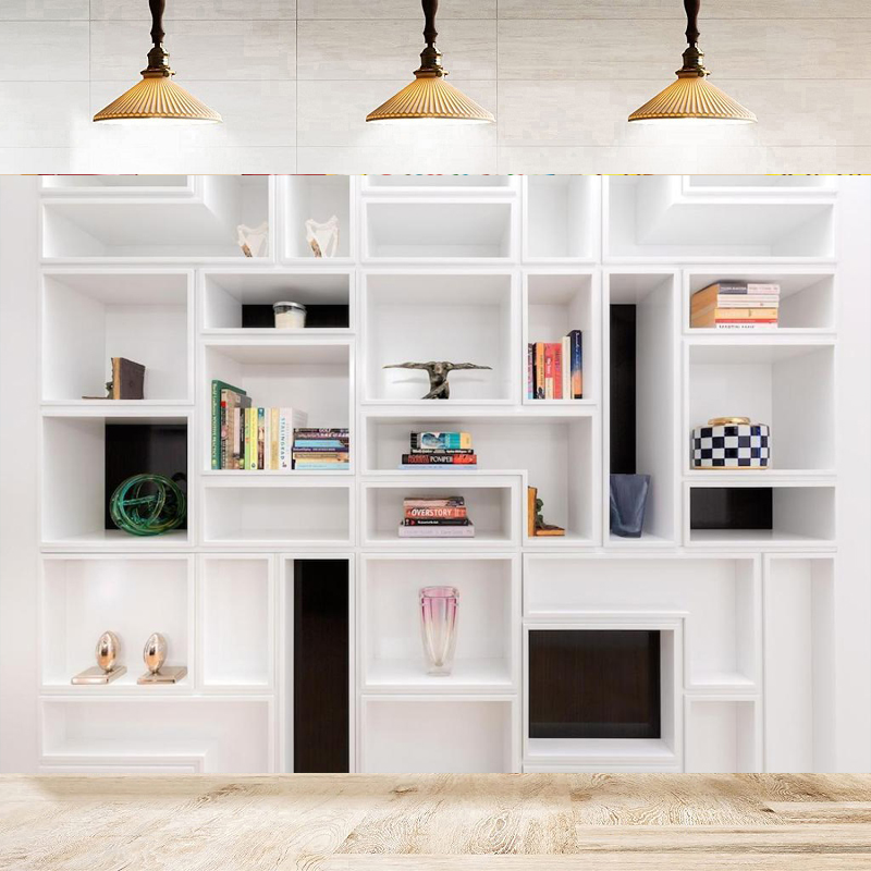 White Bookshelf Photography Ba - Home Office Zoom Background Free 评论和价格