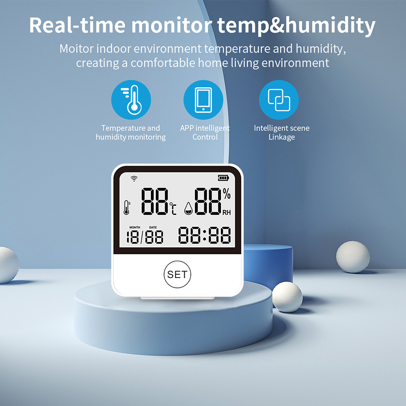 Tuya WiFi Temperature Humidity - Home Office Amazon 评论和价格
