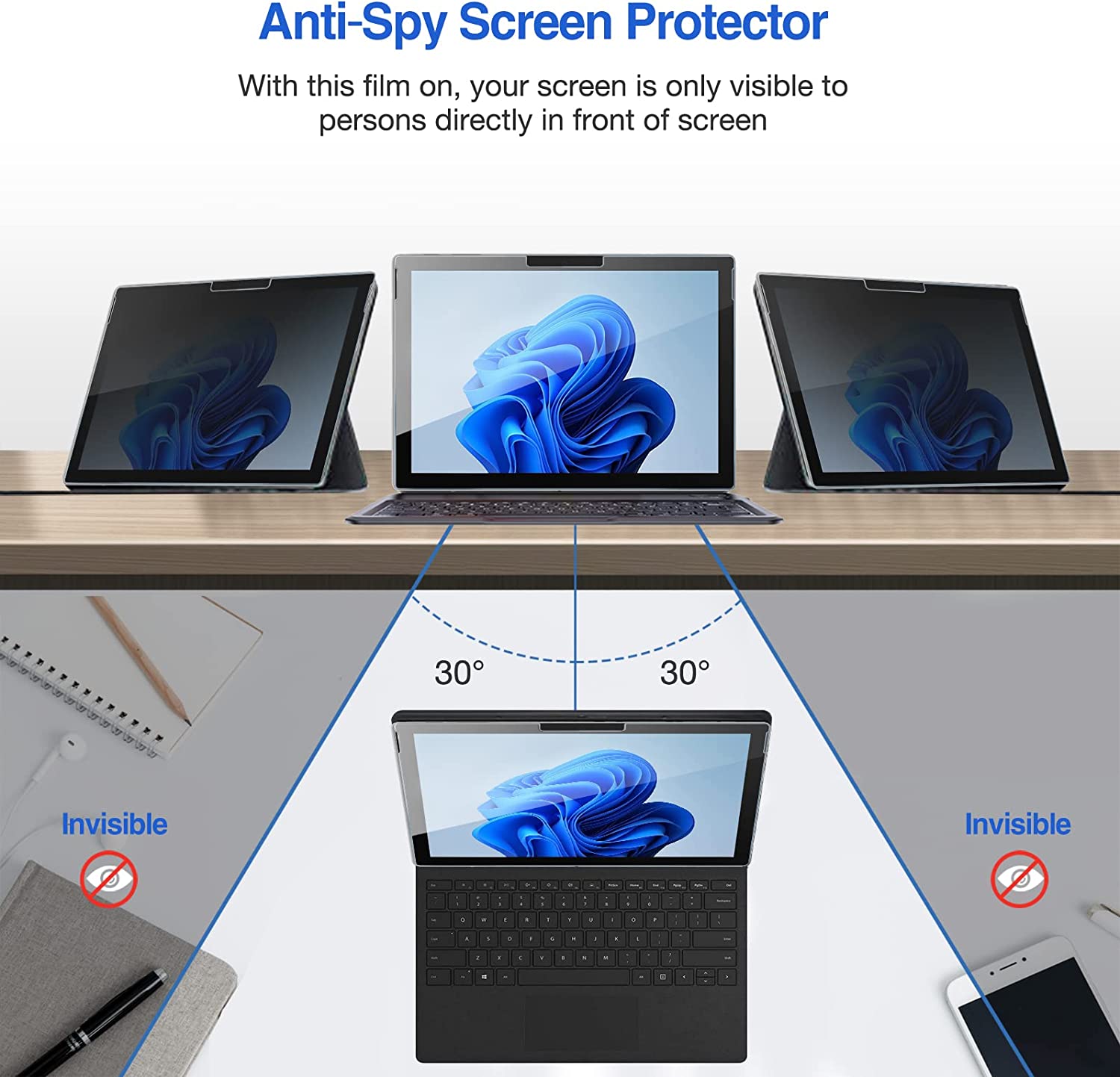 Privacy Filter Tempered Glass  - Home Office Pro 评论和价格